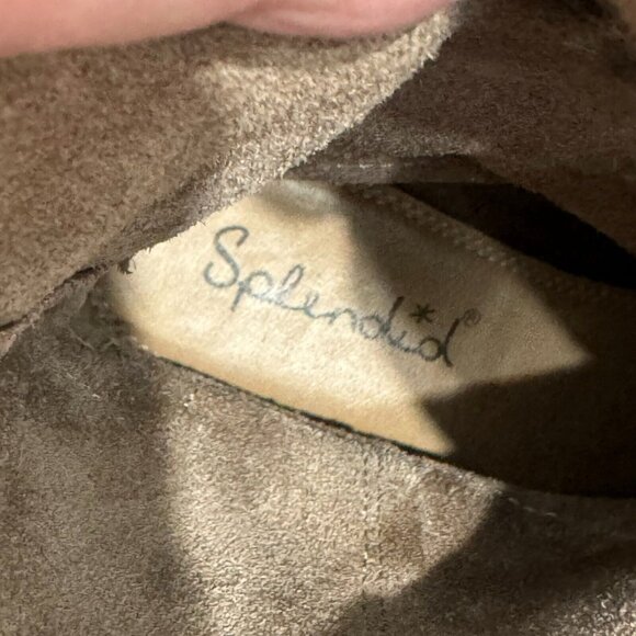 Splendid Women's Western Boots Pull On Mid Calf Suede Comfort Tan Size 9 - Picture 16 of 16